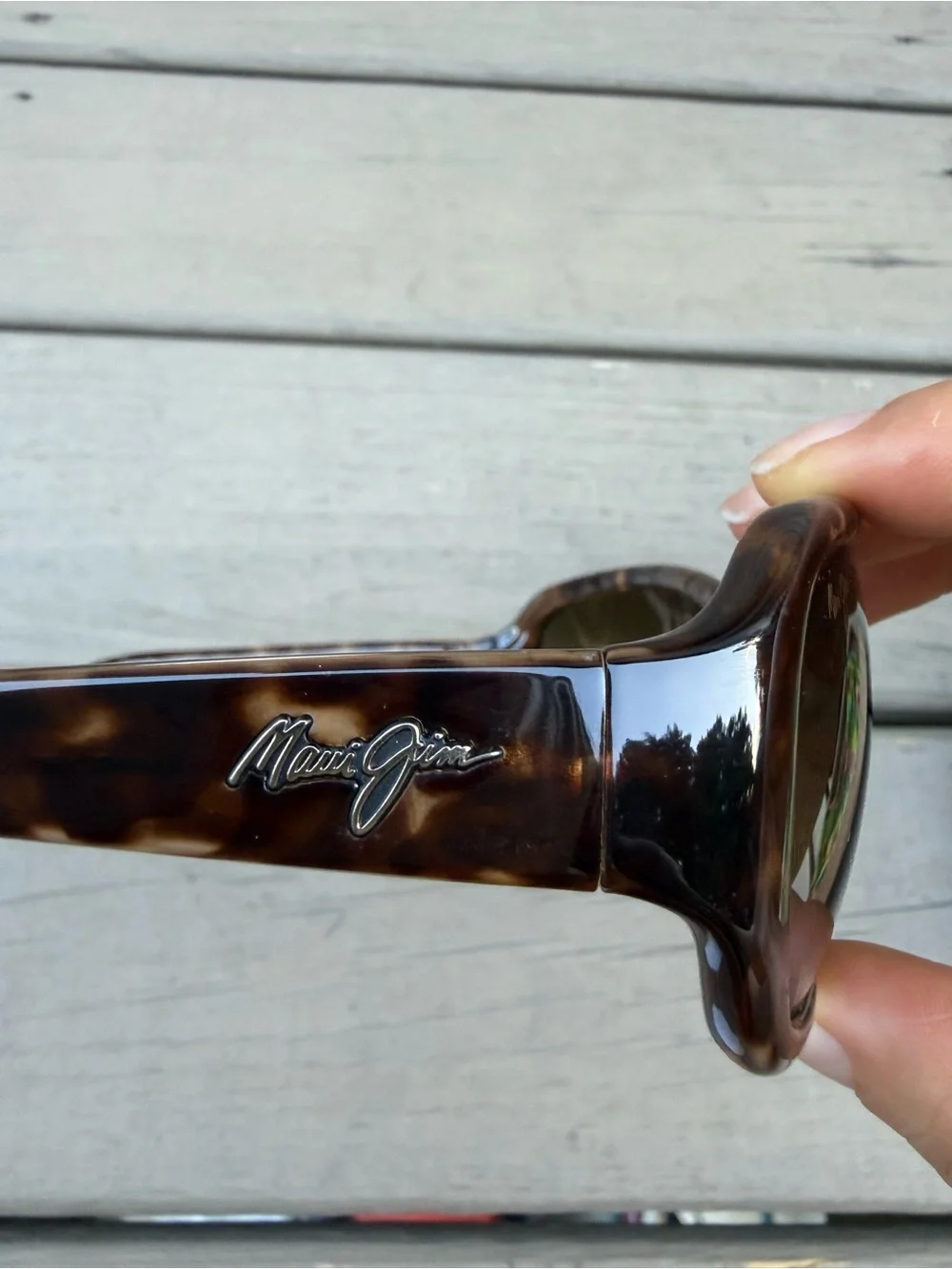 Maui Jim Pearl City Tortoise Frame Sunglasses